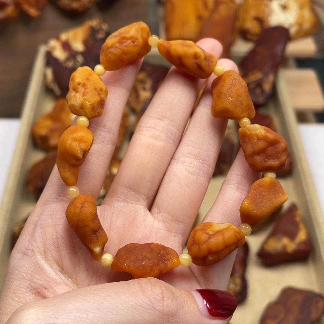 琥珀未镶嵌珠宝奇石