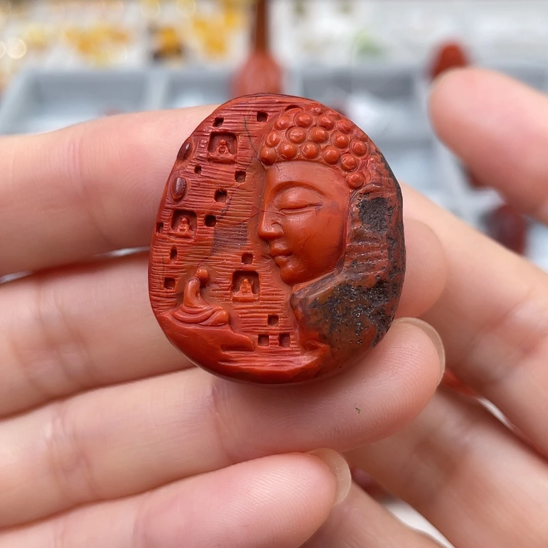 南红玛瑙未镶嵌珠宝奇石铁皮包浆