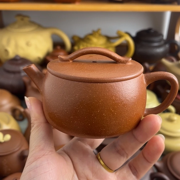 紫砂茶壶150cc降坡半手