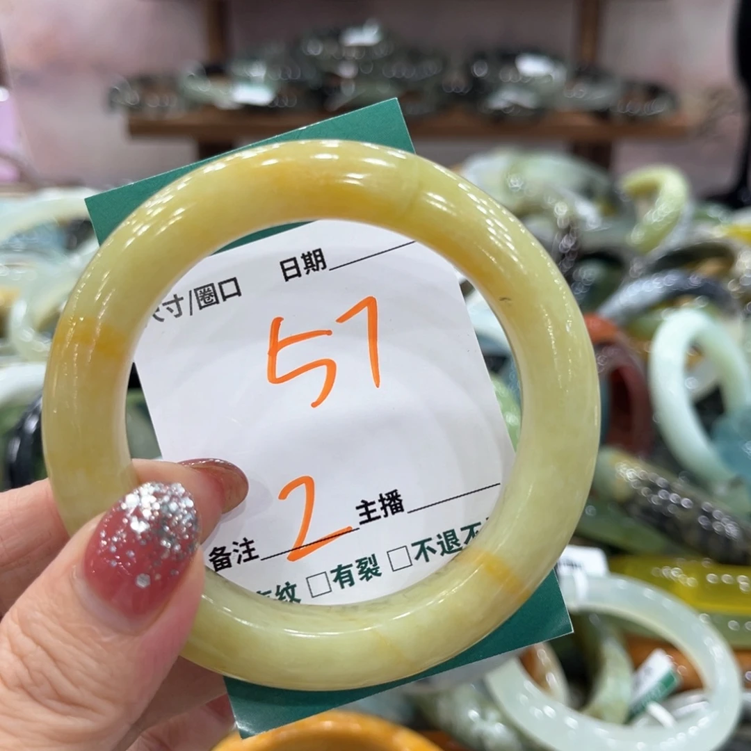 未镶嵌蛇纹石玉手镯手镯