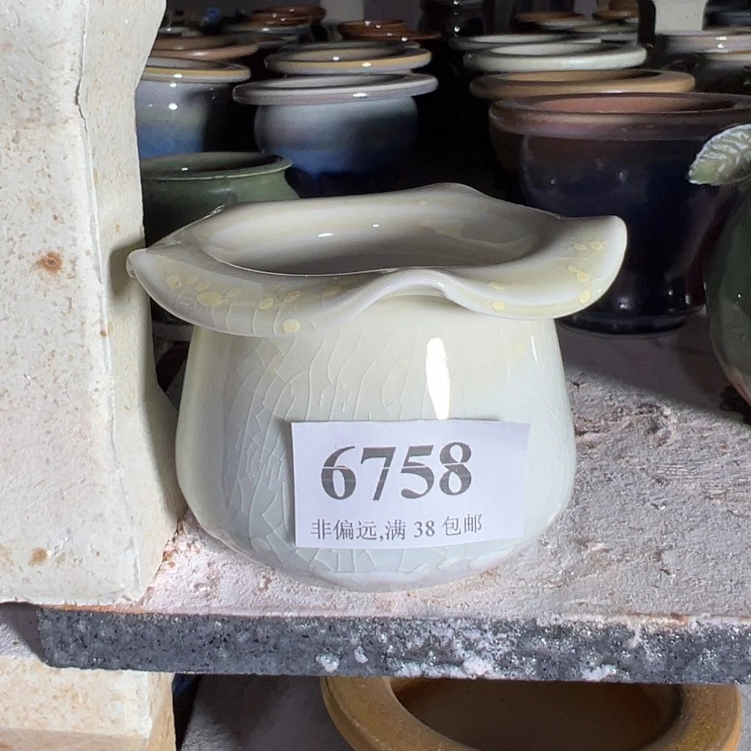 陶瓷景德镇手工花盆