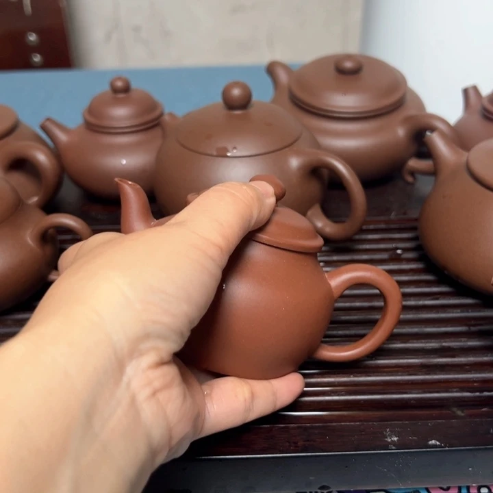 过***烟宜兴紫砂壶半手工