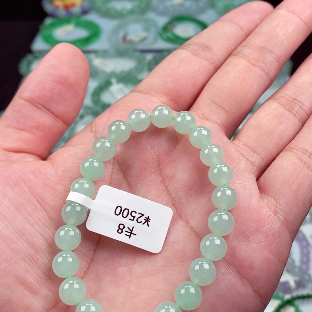 未镶嵌手链翡翠卡8