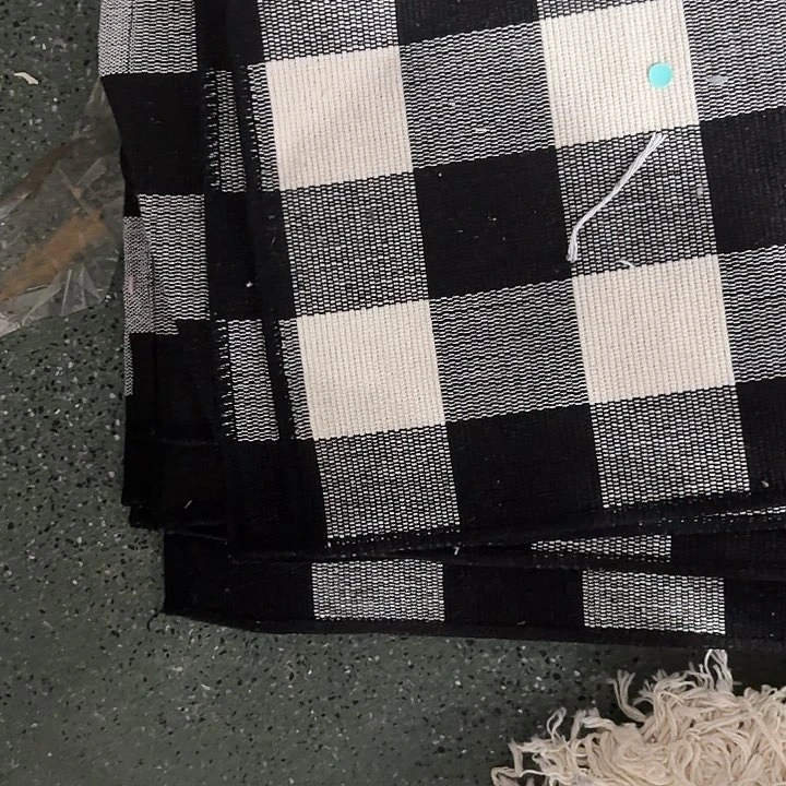 三醋酯纤维黑白垫子30*43