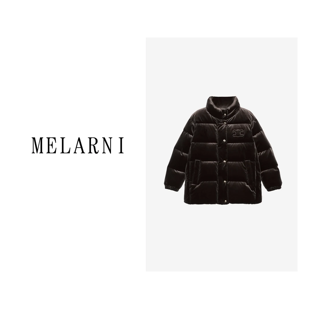 【MELARNI】短款时尚休闲轻薄保暖秋冬羽绒服MLN10641