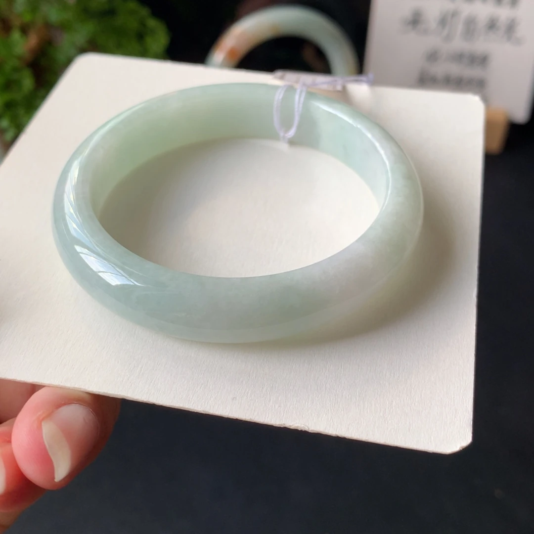 翡翠未镶嵌手镯18号53.7-11.8-7.7