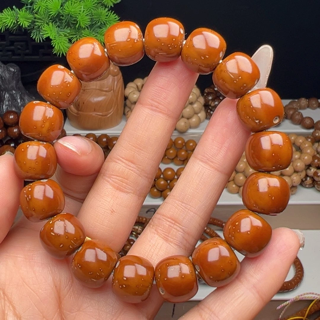 紫金鼠手串卡13半实心老型