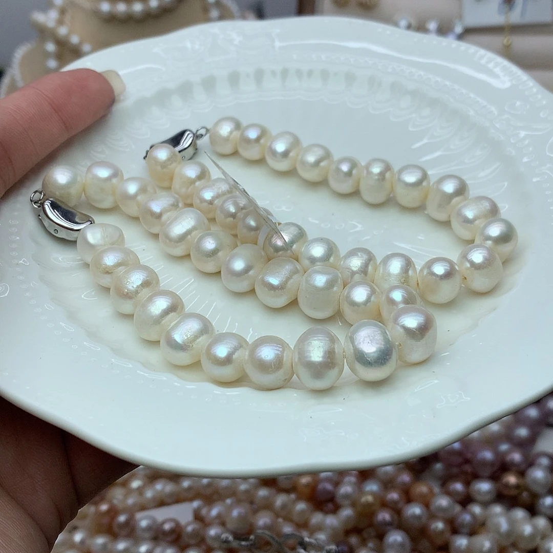 淡水珍珠9-10未镶嵌sl9手链
