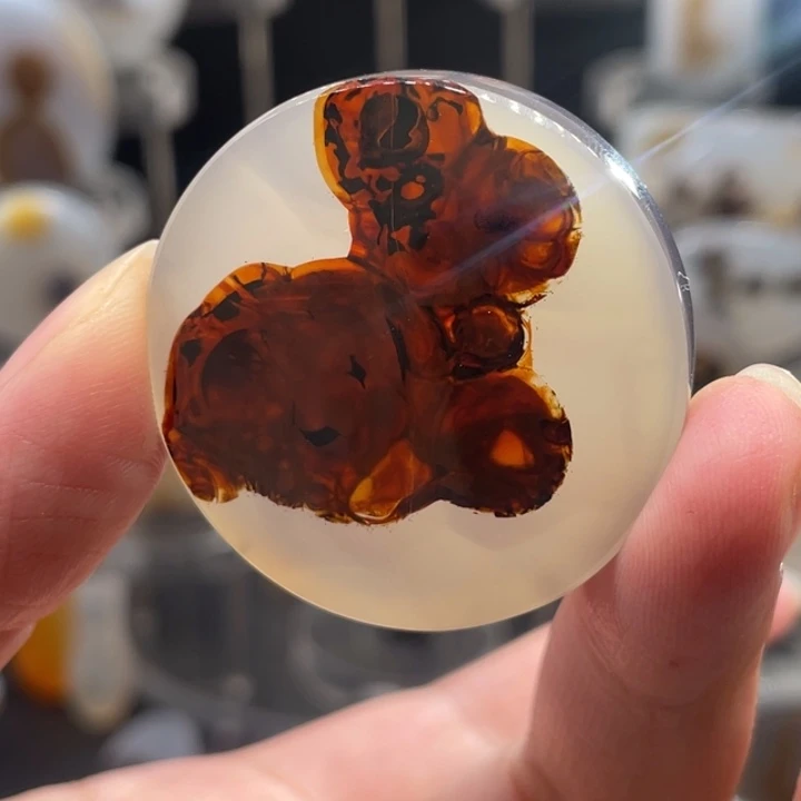 玛瑙/玉髓合金颈饰
