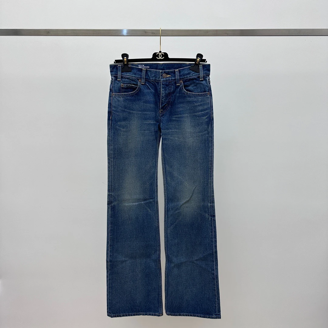 全新未使用 Celine/思琳 牛仔长裤 26码 01423