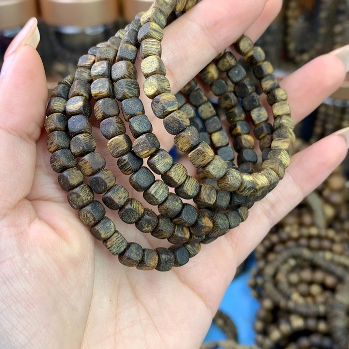 沉香碎屑沉香05沉水方糖单圈4条