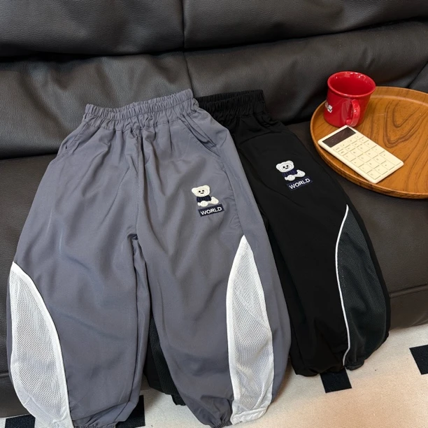 3979男女童潮流时尚洋气百搭春夏速干裤