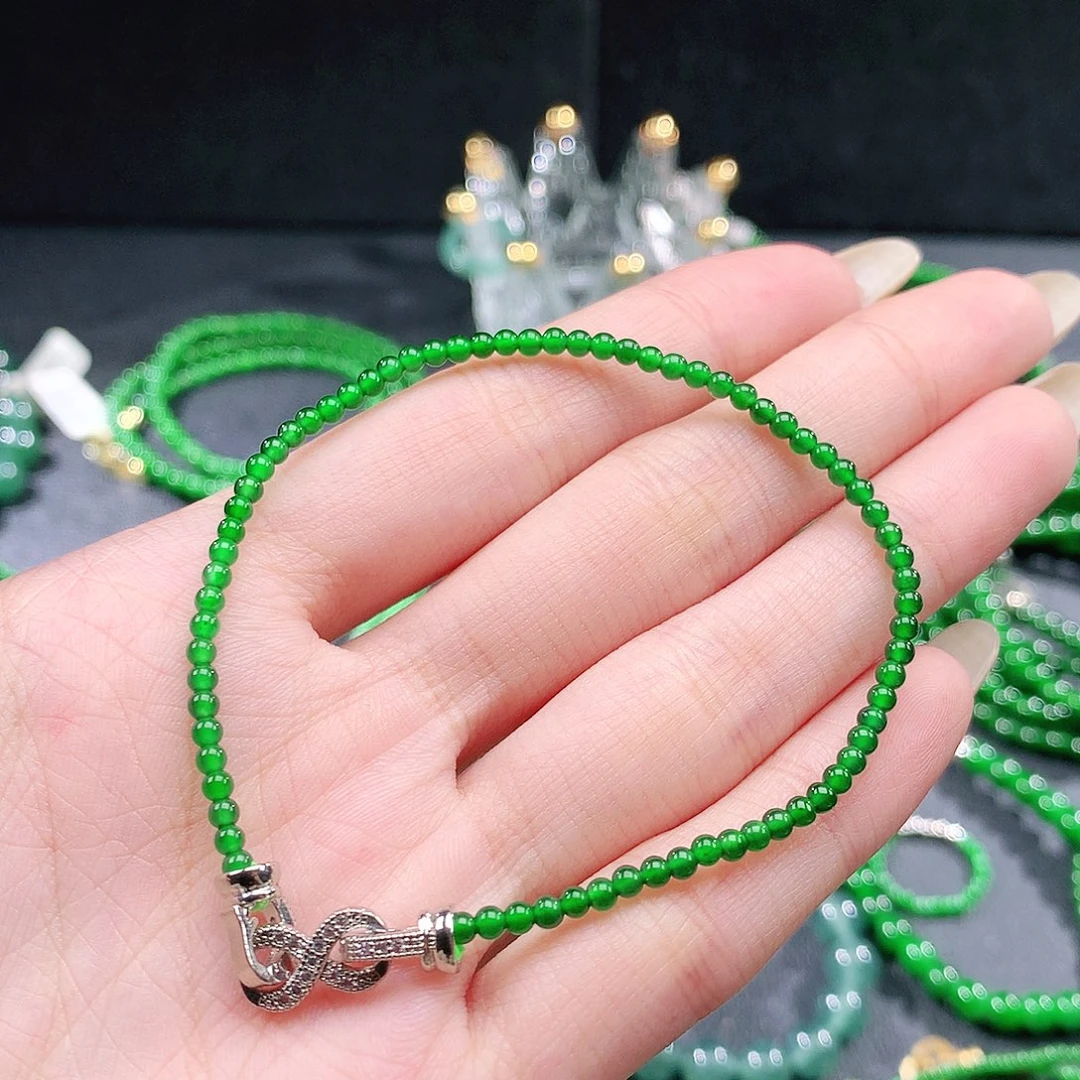 翡翠未镶嵌手串手链