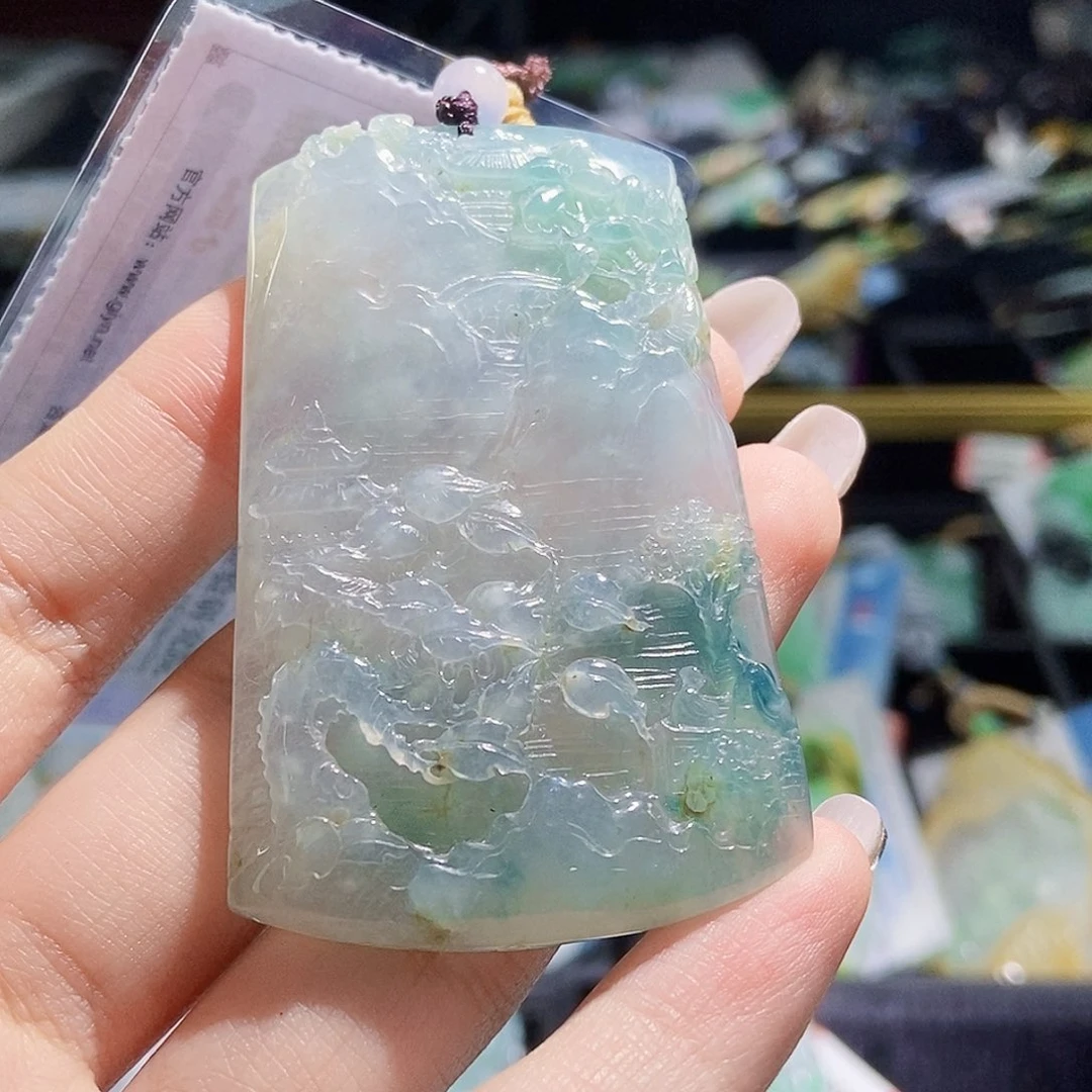 颈饰未镶嵌翡翠翡翠