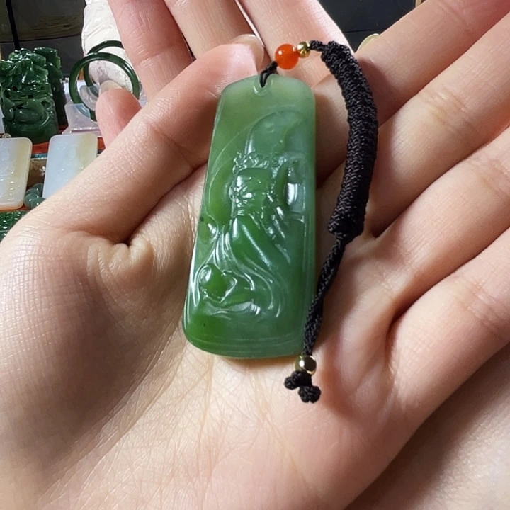和田玉（碧玉）未镶嵌挂件
