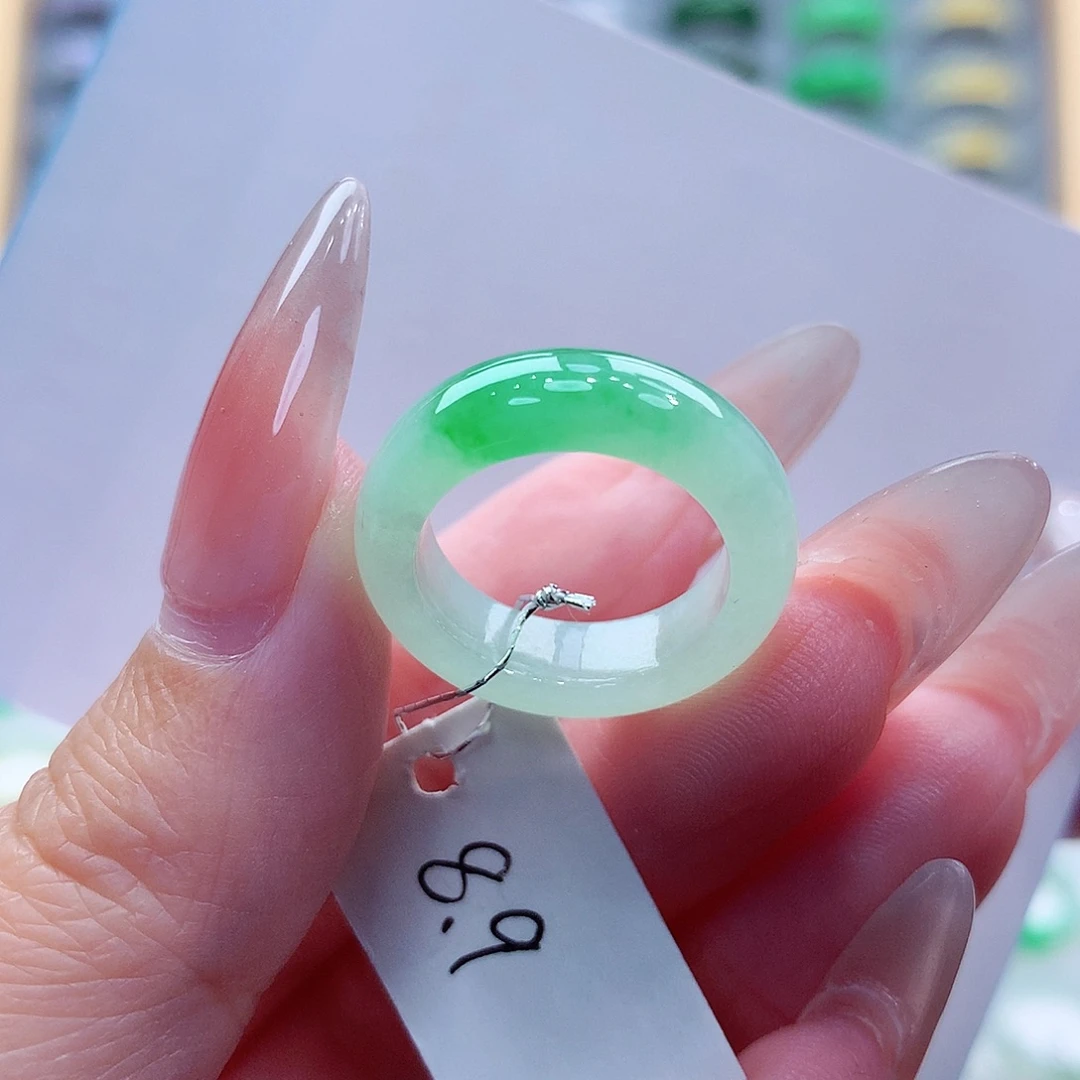 翡翠未镶嵌戒指缅甸A货