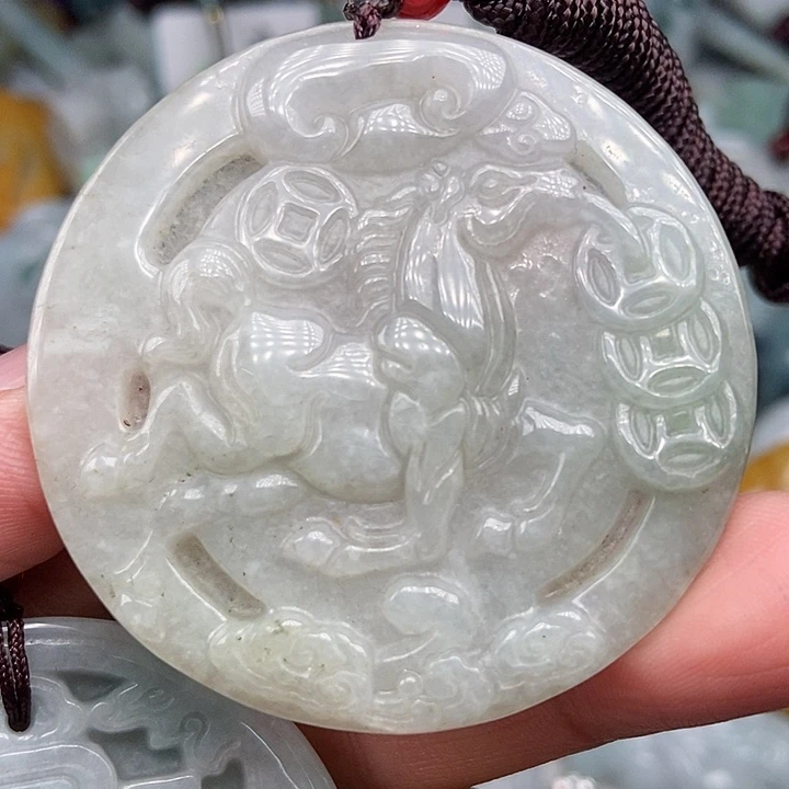 颈饰未镶嵌翡翠翡翠
