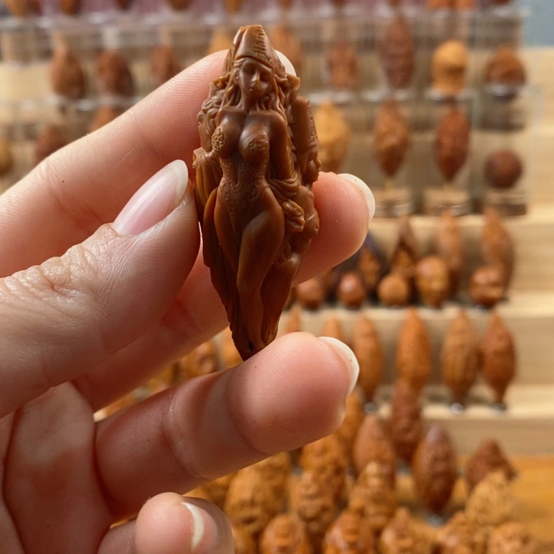 橄榄核手串/手链M****返油黑白美女