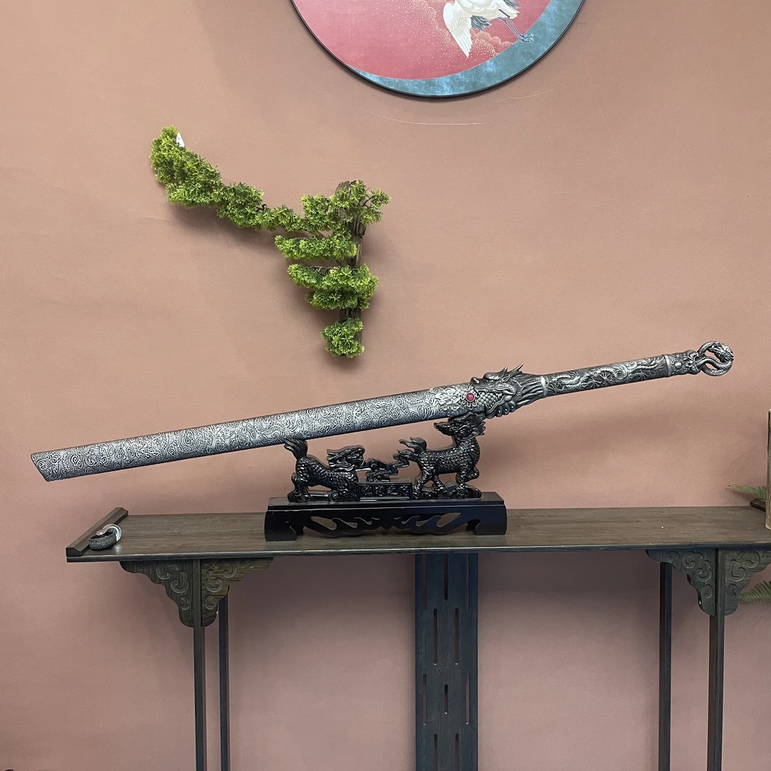 【傲决唐横刀】直播手工摆件收藏未开刃合金唐剑龙泉剑刀剑优质