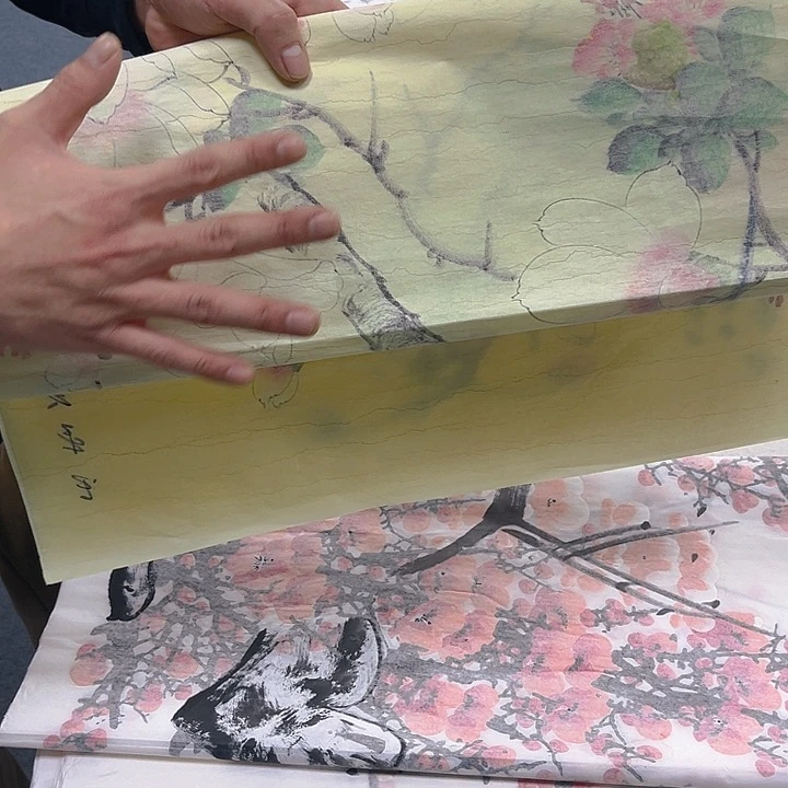 国画纯手绘字画宣纸