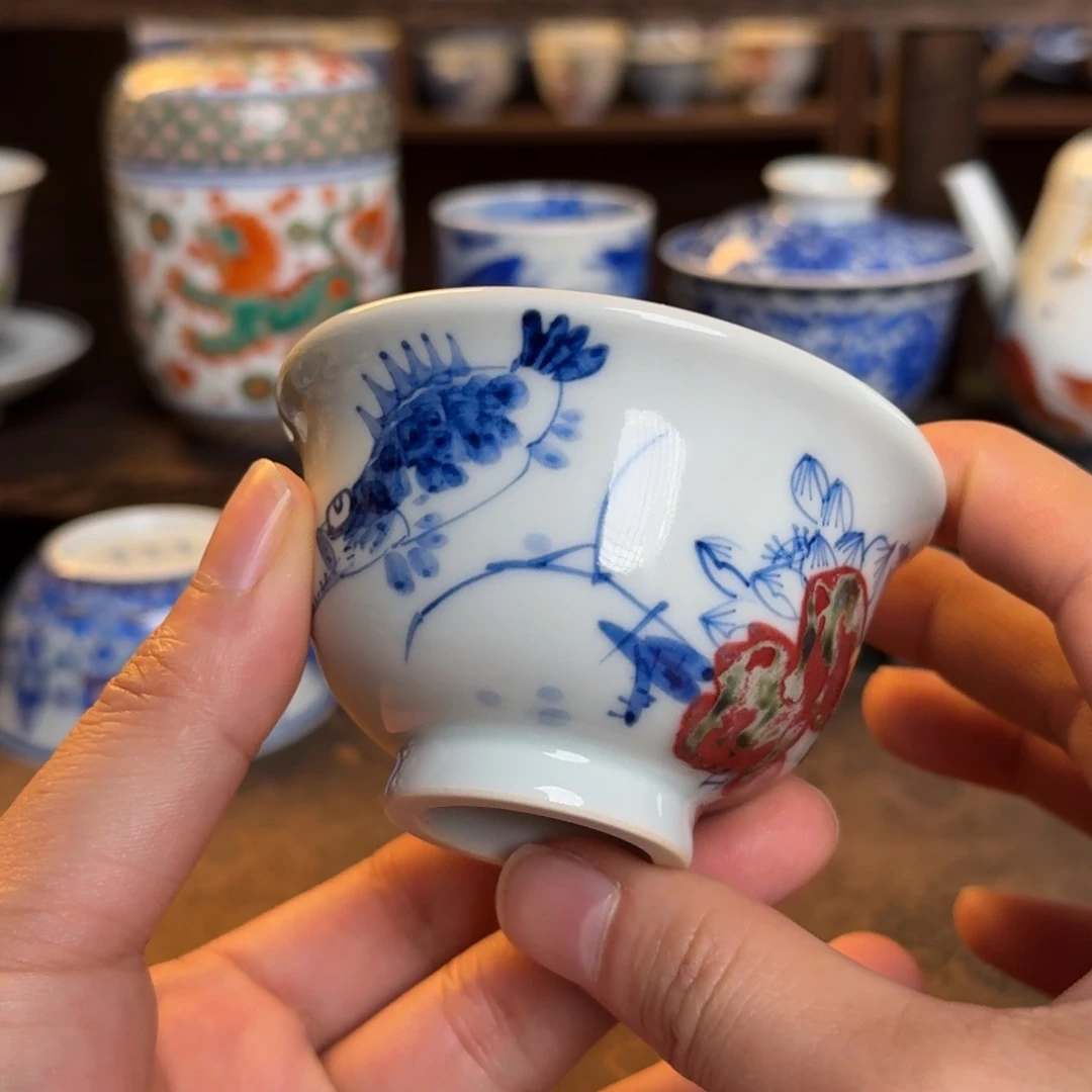 纯手工手绘陶瓷茶具