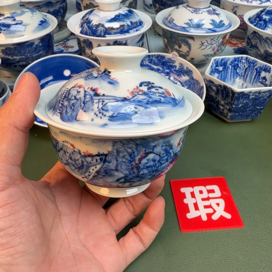 陶纯手工纯手绘茶具334