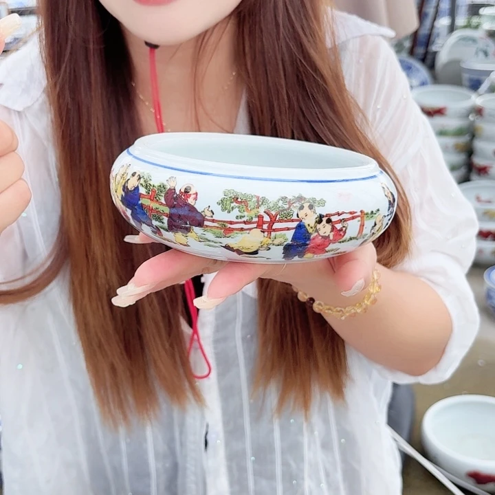 瓷片直径16厘米高5……