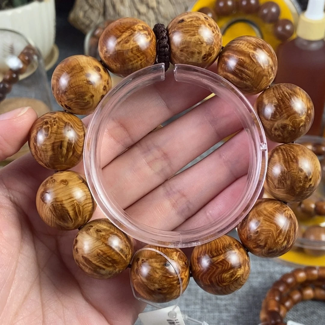 手串/手链柏木（崖柏）北太行2.0正面满瘤疤火焰凤尾纹