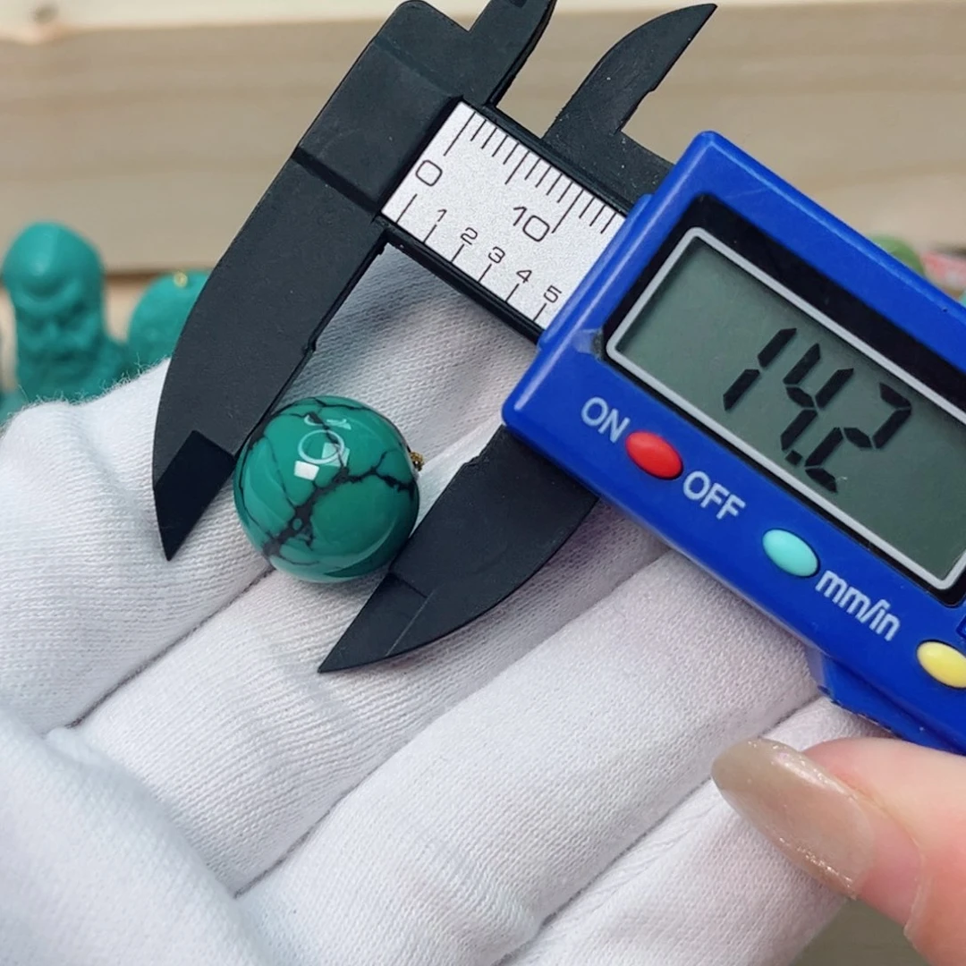 绿松石圆珠未镶嵌