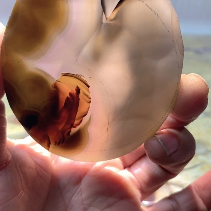 玛瑙/玉髓合金珠宝半成品