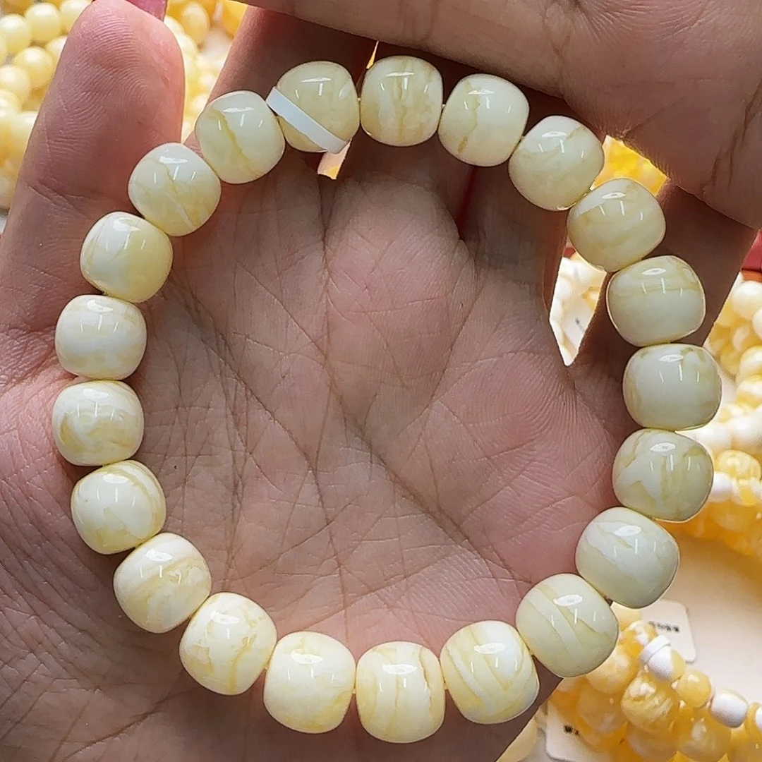 琥珀未镶嵌手链蜜蜡手串