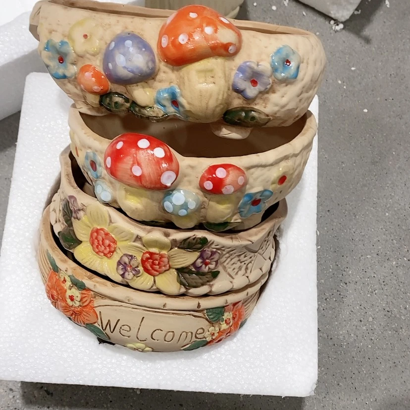 【闪购商品】陶瓷陶瓷花盆，多肉花盆