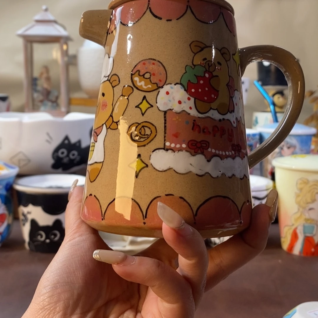 杯景德镇文创手绘水杯