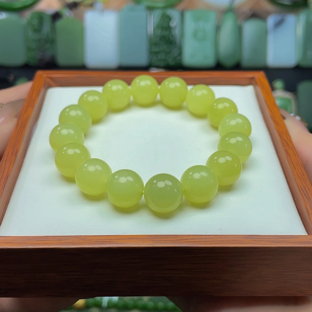 未镶嵌手串和田玉·黄口手串