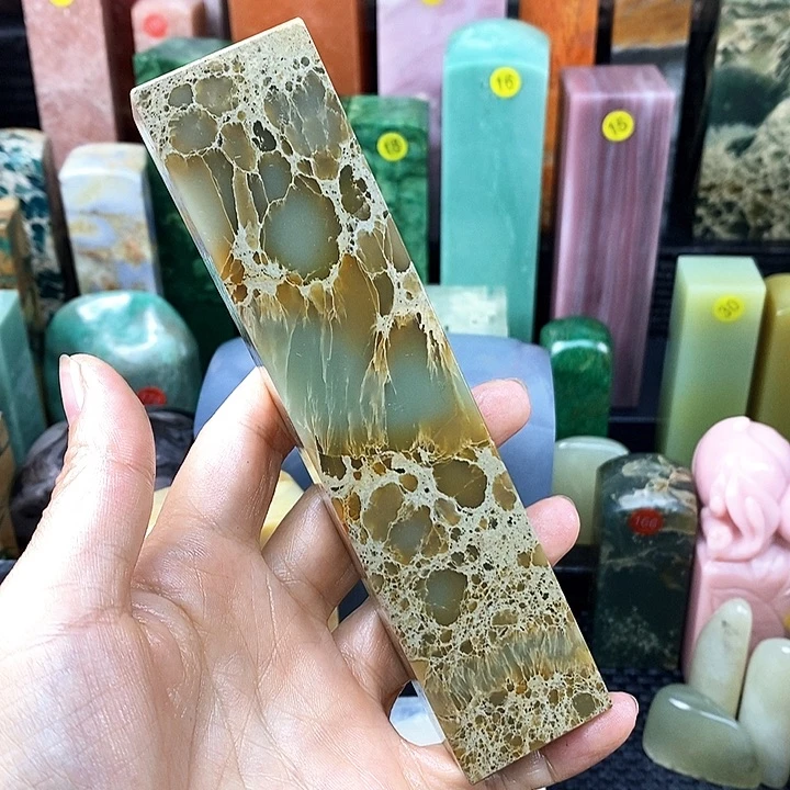 轻***过青田石印石云南石头