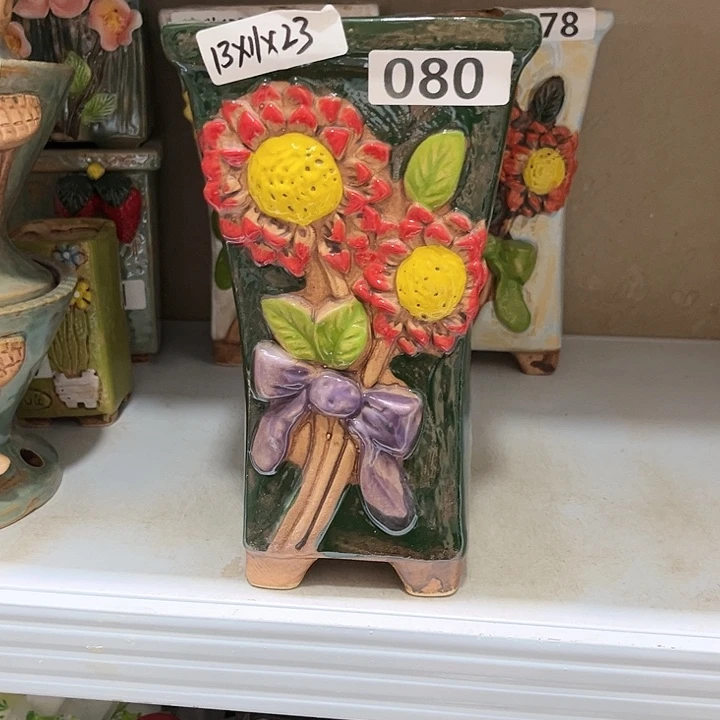 紫砂花盆粗陶材质多肉花盆