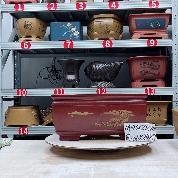 紫砂花盆紫砂花盆