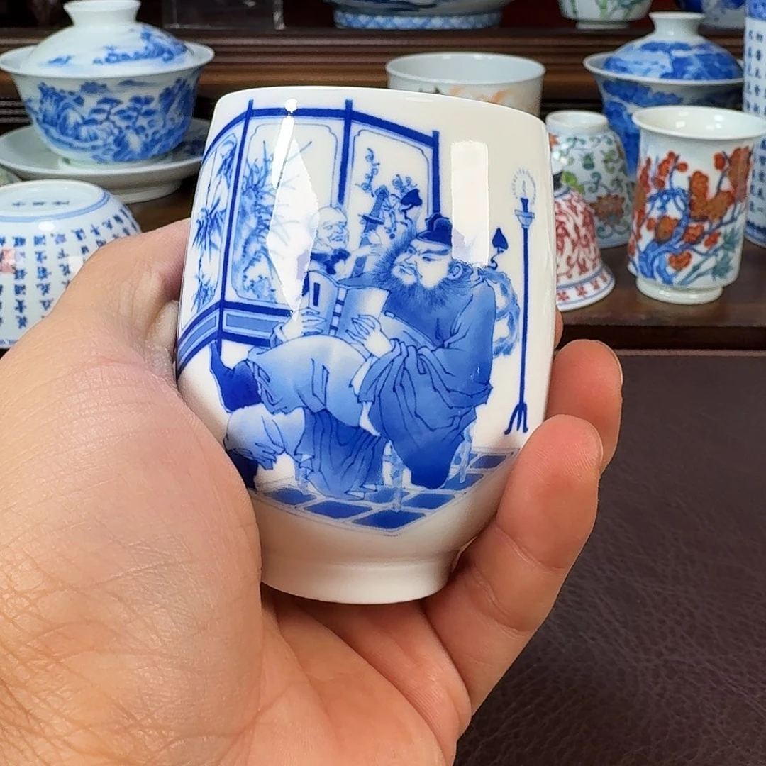 瓷片当代景德镇陶瓷手绘茶具