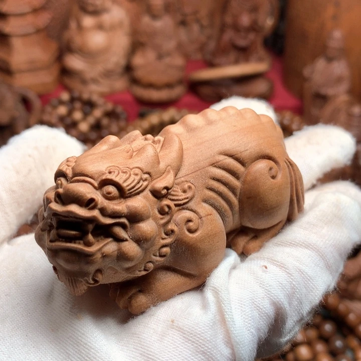 檀香木其他老山檀手把件吊坠