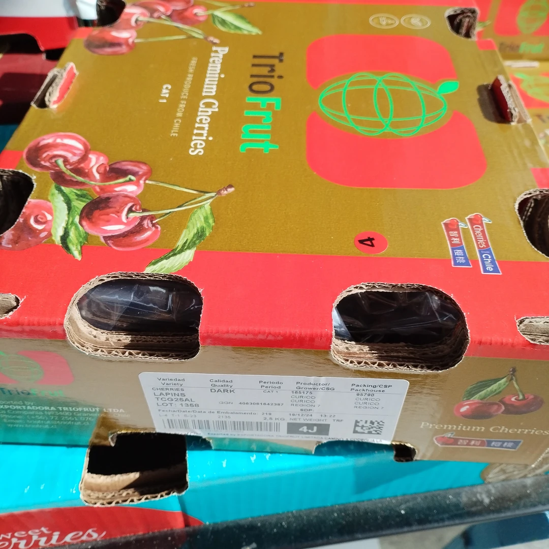 4JDD车厘子5斤装5-8个炸裂坏果属于正常海运