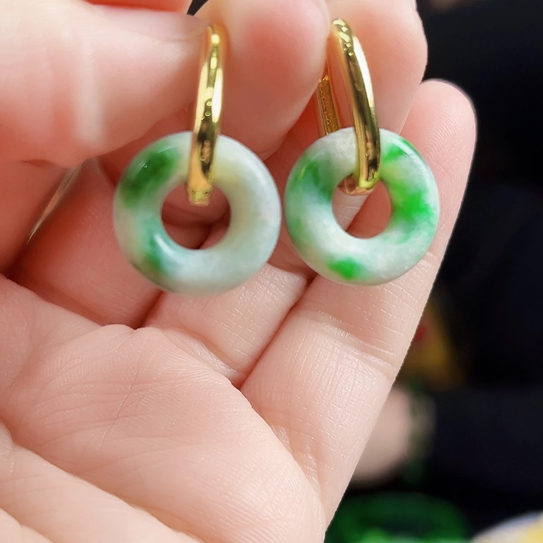 翡翠颈饰未镶嵌耳饰多样性发货