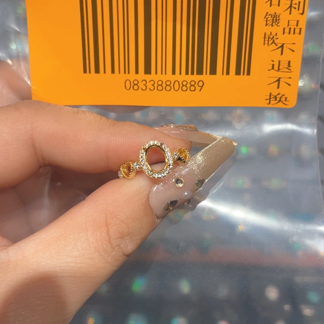 欧泊戒指银S925镶嵌p**g戒指