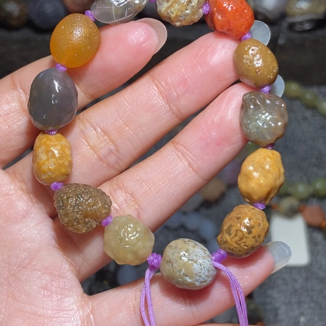 未镶嵌玛瑙/玉髓珠宝半成品