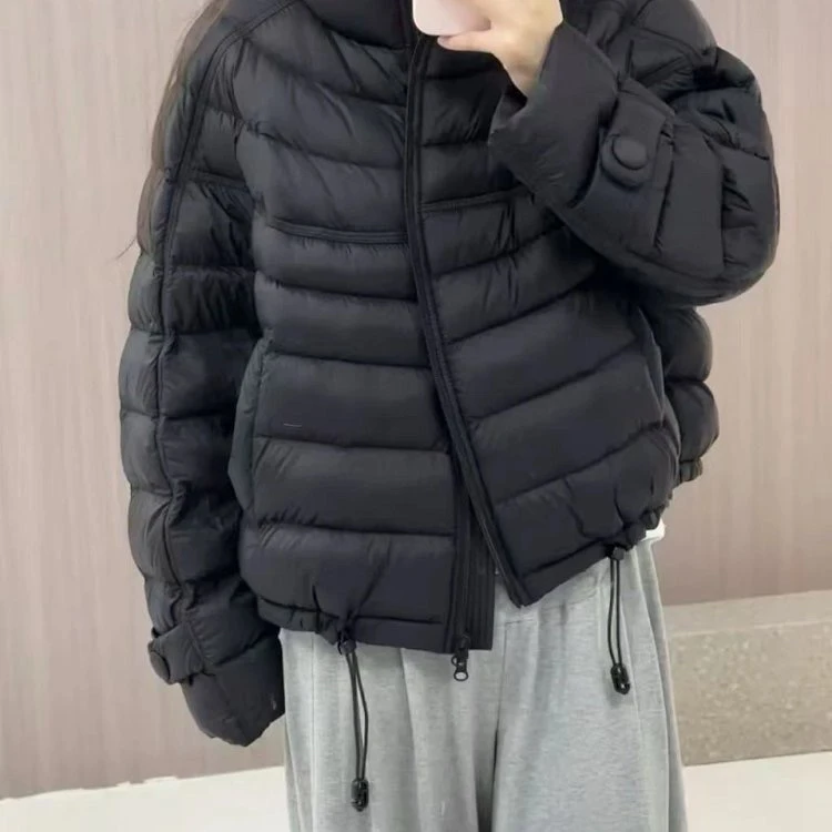 女款鹅绒服短款立领排骨鹅绒服90%白鹅绒女冬季新款休闲羽绒外套