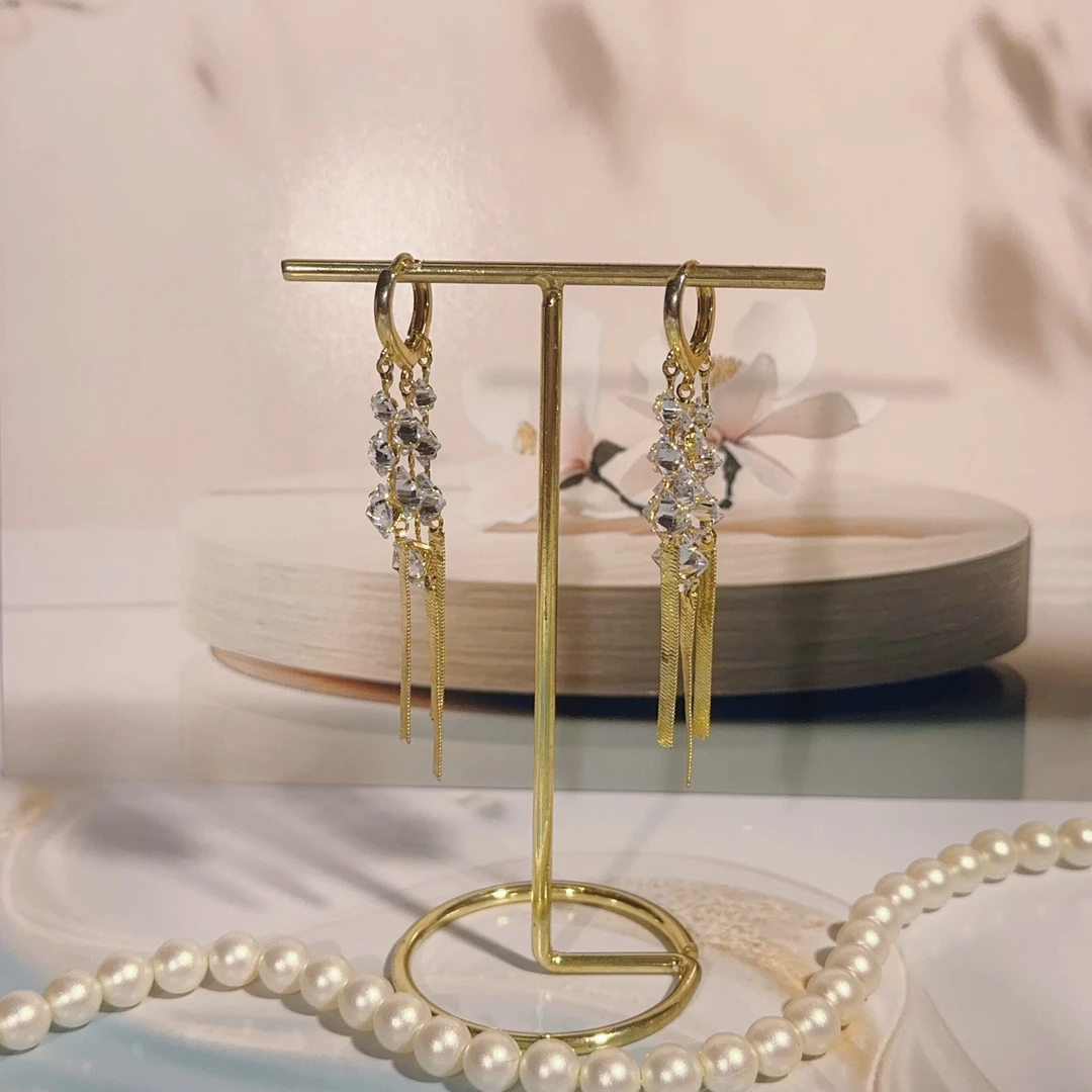 铜合金耳饰 S191★气质百搭 梵希曼 设计感耳环