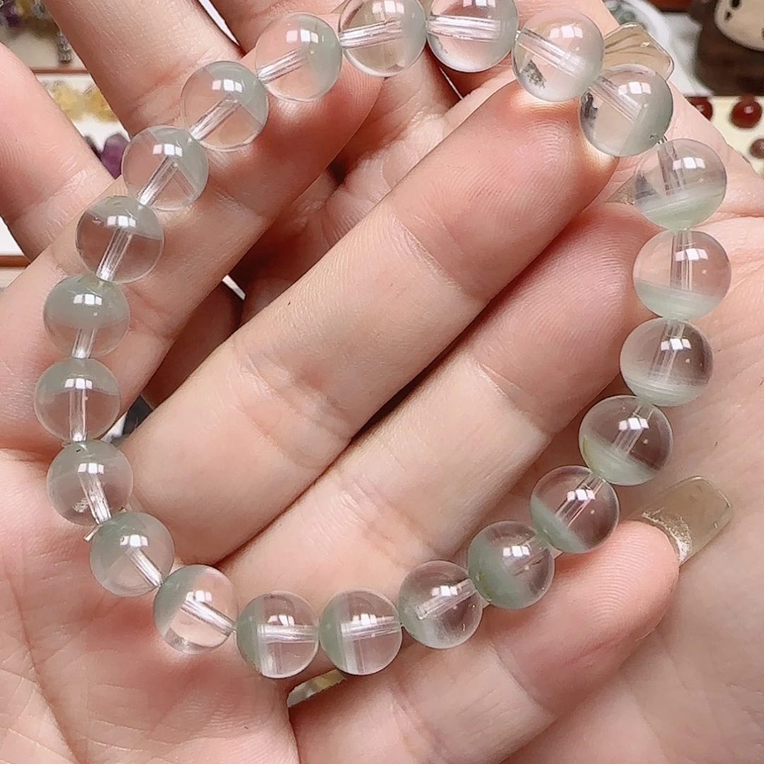 水晶手串未镶嵌?****?翠幽灵聚宝盆卡8.7