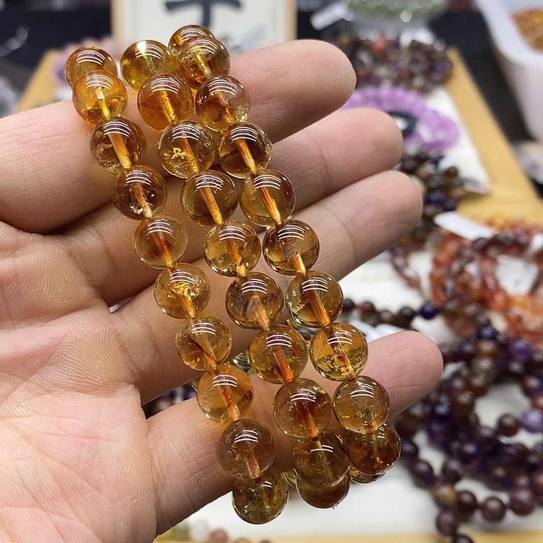 水晶手链未镶嵌多样性发货发一条