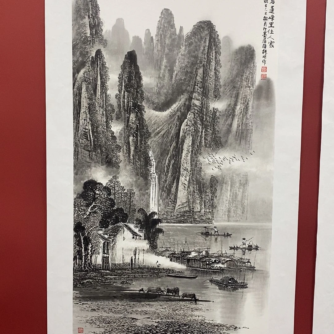 国画莫桂明三尺精品佳作