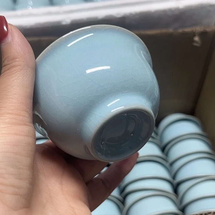 杯原产地汝瓷生产瑕品