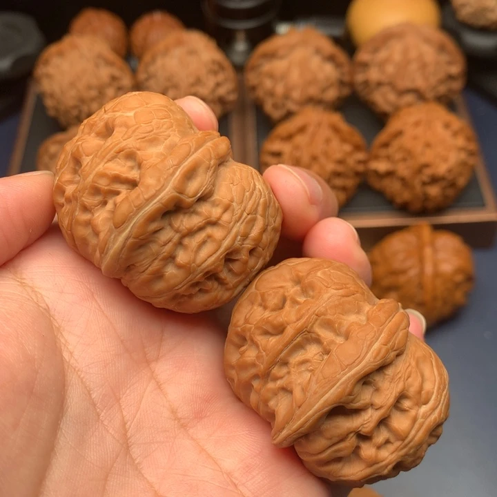 文玩核桃把件43全品平谷元宝